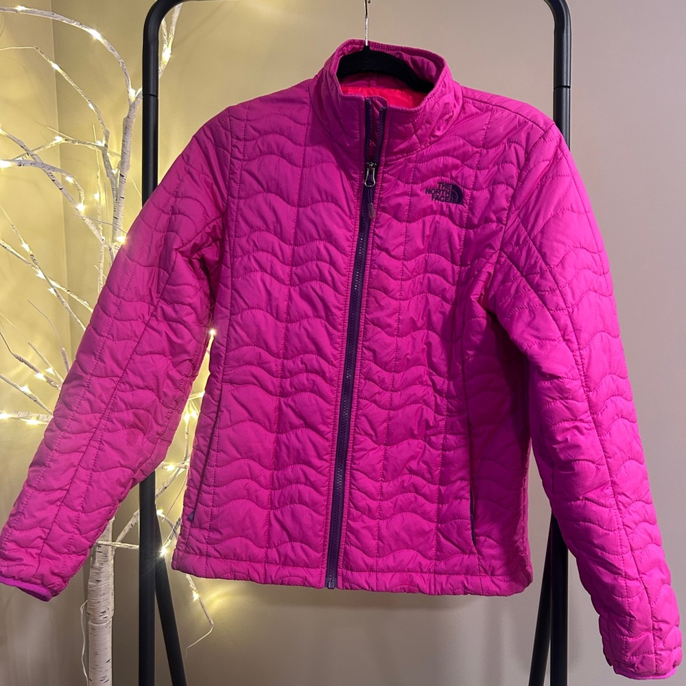 Bright Pink North Face Jacket